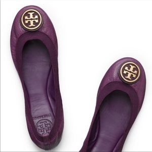 Tory Burch Caroline 2 Flats Tribe Violet